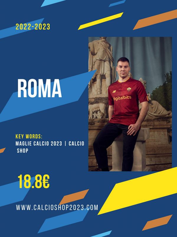 Camiseta Roma Primera 2022-23