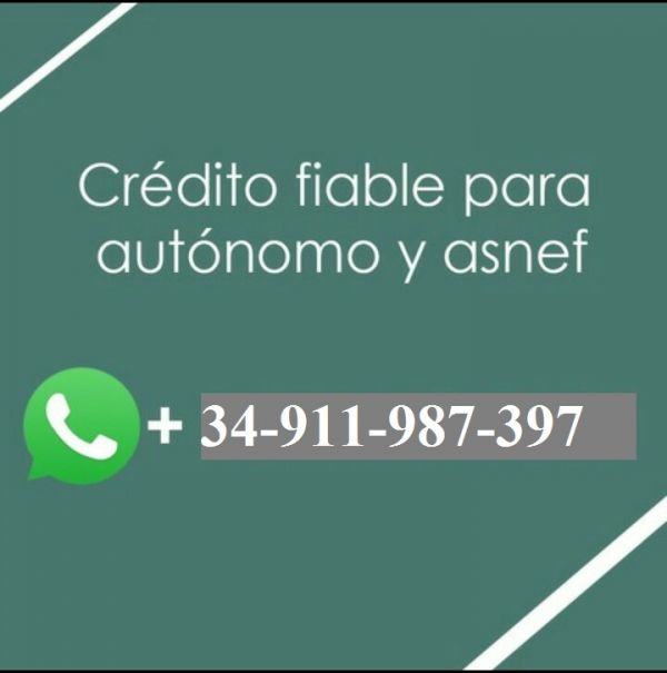 Crdito personal para asnefs y autonomos