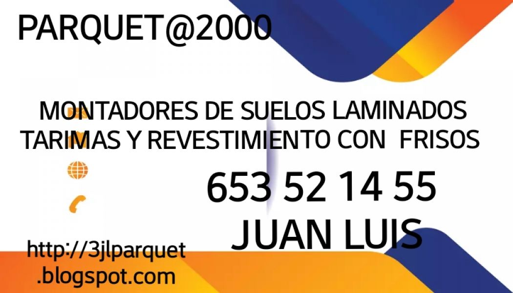 Montadores de suelos laminados tarimas flotantes